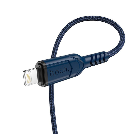 Cabo de Dados e Carregamento USB-A - Lightning HOCO X59 Victory, 18W, 1m, Azul