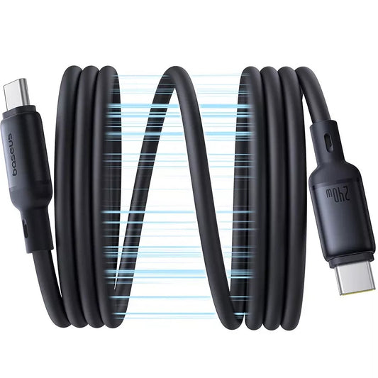 Cabo de Dados e Carregamento USB-C - USB-C Baseus PicoGo, 240W, 1m, Preto P10376800121-00
