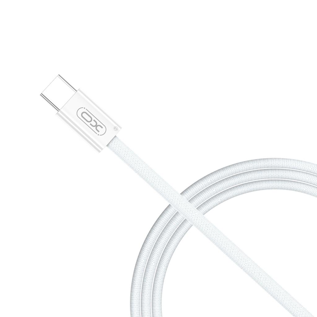 Cabo de Dados e Carregamento USB-C - USB-C XO Design NB-Q260B, 60W, 1.5m, Branco