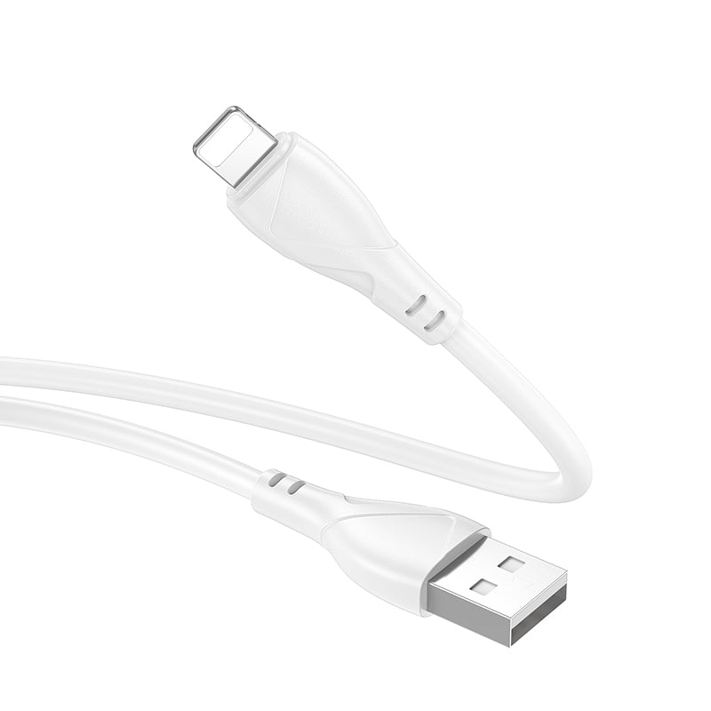 Cabo de Dados e Carregamento USB-A - Lightning Borofone BX121 Energy, 18W, 1m, Branco