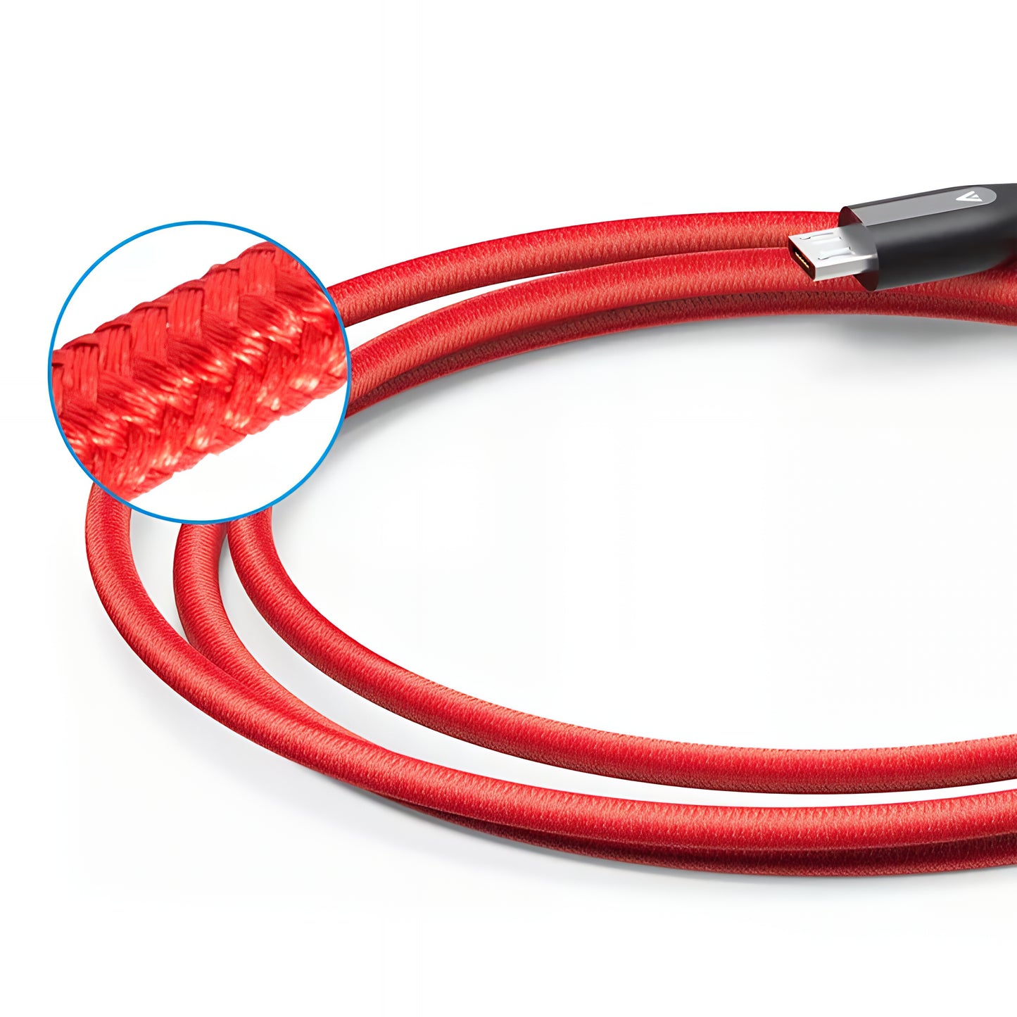 Cabo de Dados e Carregamento USB-A - microUSB Anker PowerLine+, 18W, 0.91m, Vermelho A8142G91