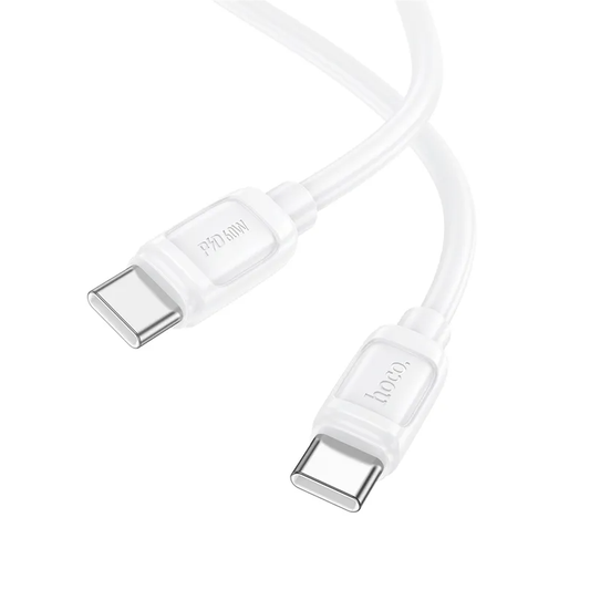 Cabo de Dados e Carregamento USB-C - USB-C HOCO X115, 240W, 1m, Branco