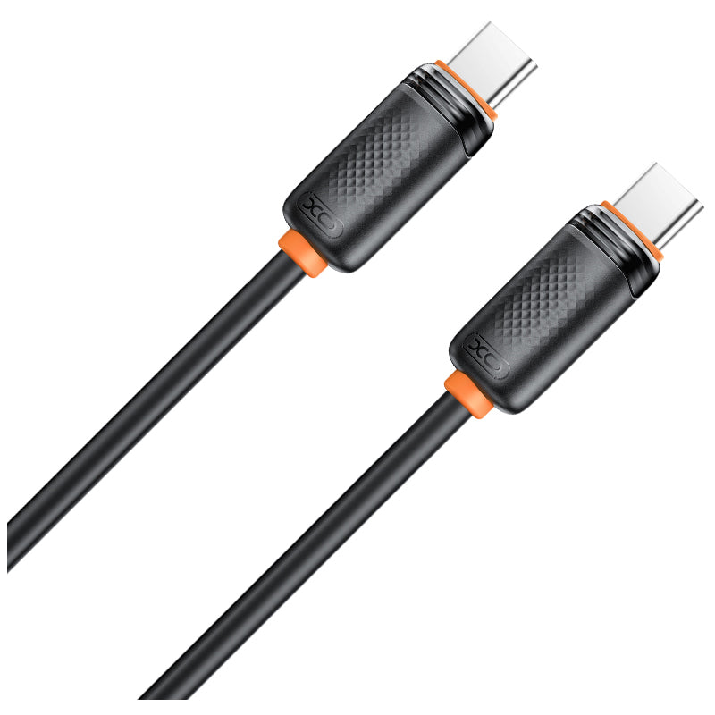 Cabo de Dados e Carregamento USB-C - USB-C XO Design NB-Q302B, 60W, 1m, Preto
