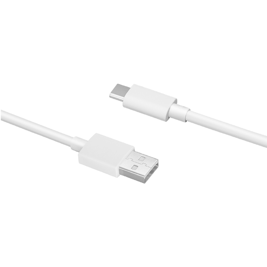 Cabo de Dados e Carregamento USB-A - USB-C Oppo DL129, 1m, Branco 611602000006