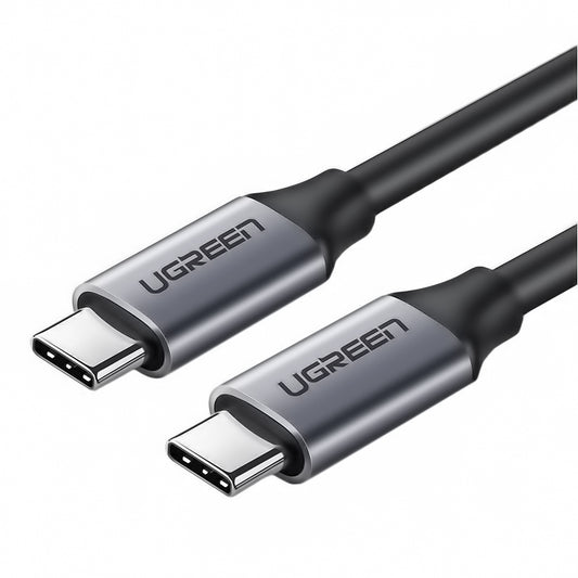 Cabo de carregamento e dados USB-C - USB-C UGREEN USB-C US161, 60W, 1,5m, Cinzento
