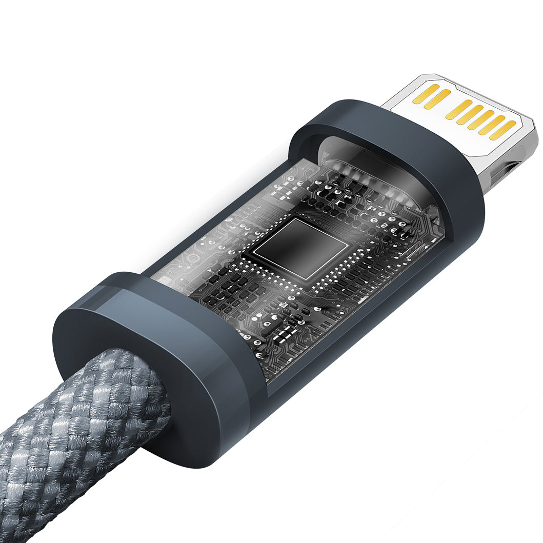 Cabo de Dados e Carregamento USB-C - Lightning Baseus Dynamic Series, 20W, 1m, Cinza CALD000016