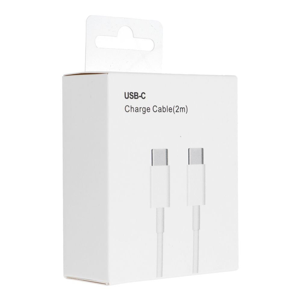 Cabo de carregamento e dados USB-C - USB-C OEM USB-C HD26 Box, 30W, 2m, branco