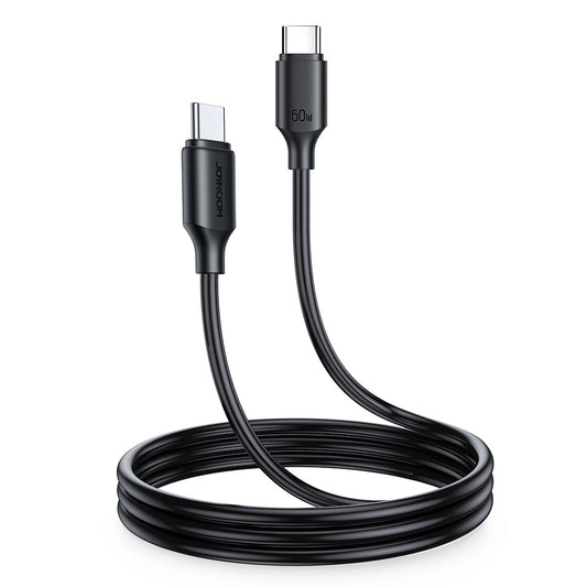 Cabo de carregamento e dados USB-C - USB-C Joyroom S-CC060A9, 60W, 1m, preto