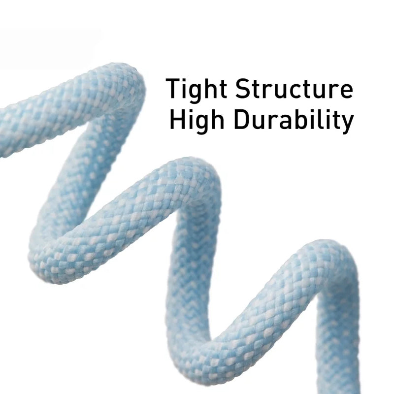 Cabo de Dados e Carregamento USB-C - USB-C Baseus Dynamic Series, 100W, 1m, Azul CALD000203