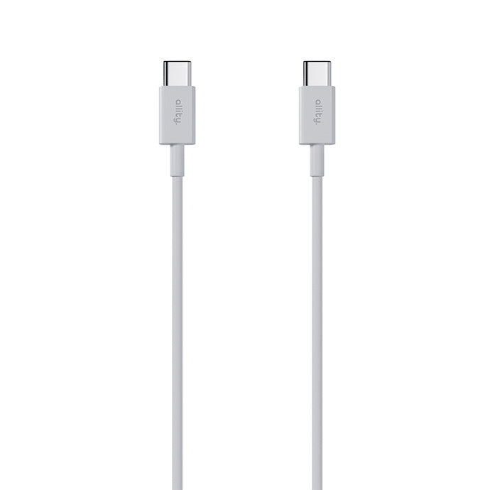 Cabo de Dados e Carregamento USB-C - USB-C Allity. AUC-03, 100W, 2m, Branco