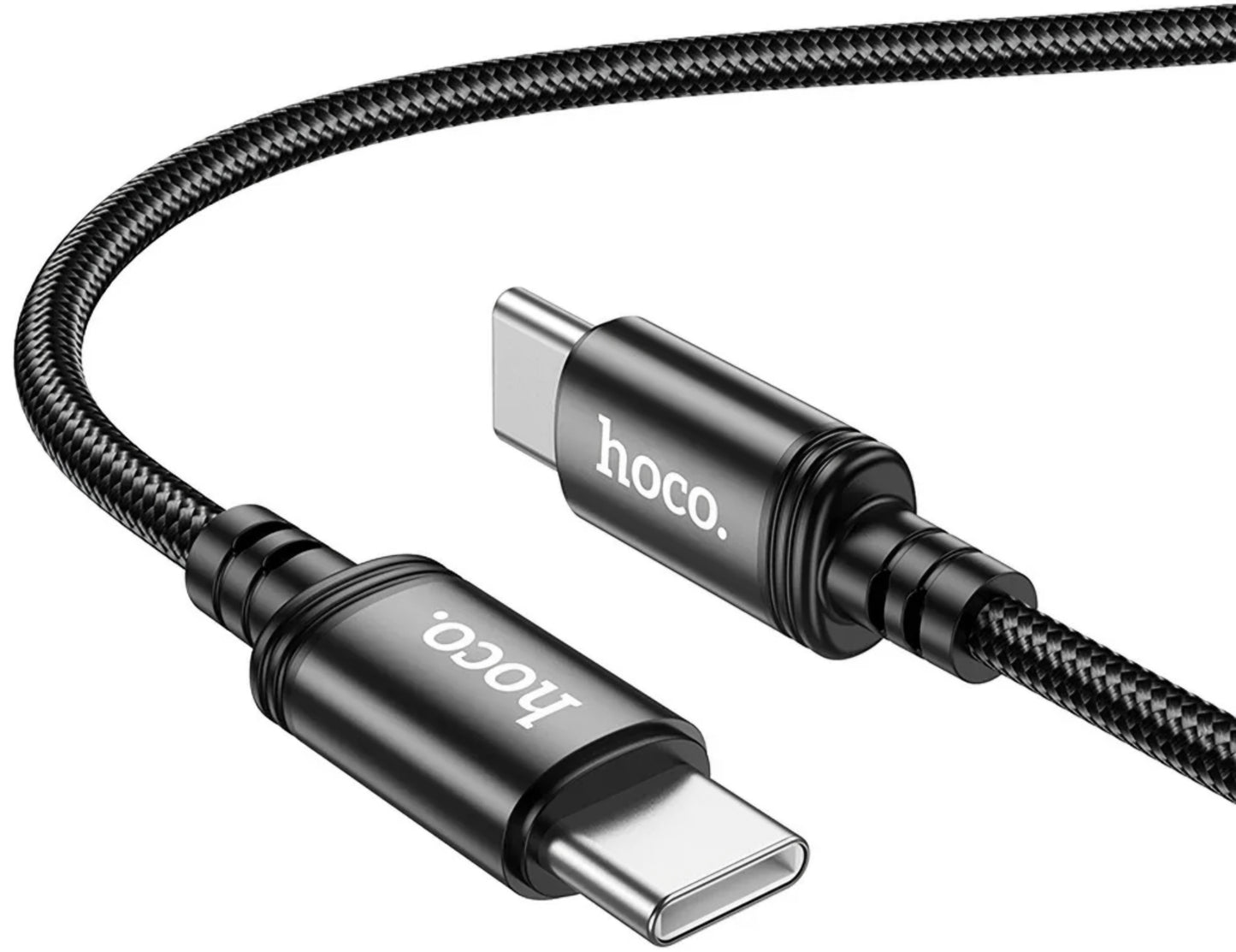 Cabo de Dados e Carregamento USB-C - USB-C HOCO X91, 60W, 3m, Preto