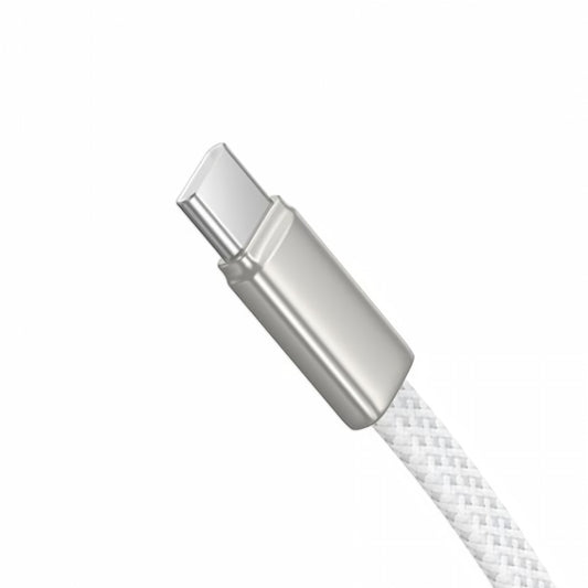 Cabo de Dados e Carregamento USB-C - USB-C HOCO X125, 60W, 1m, Branco