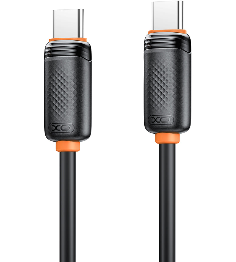 Cabo de Dados e Carregamento USB-C - USB-C XO Design NB-Q302B, 60W, 1m, Preto