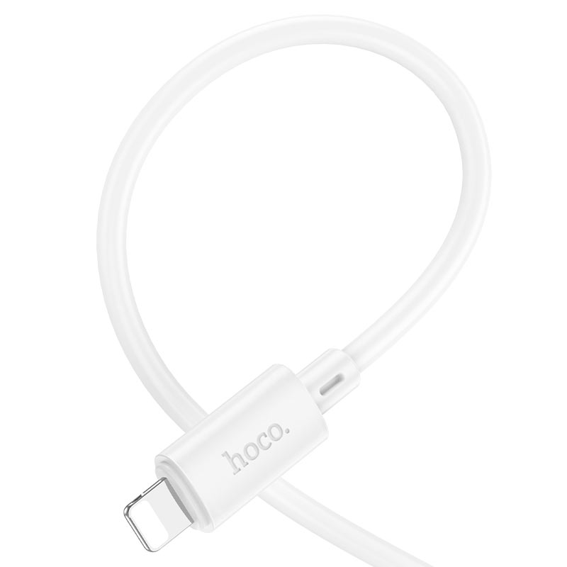 Cabo de Dados e Carregamento USB-A - Lightning HOCO X88, 18W, 2m, Branco
