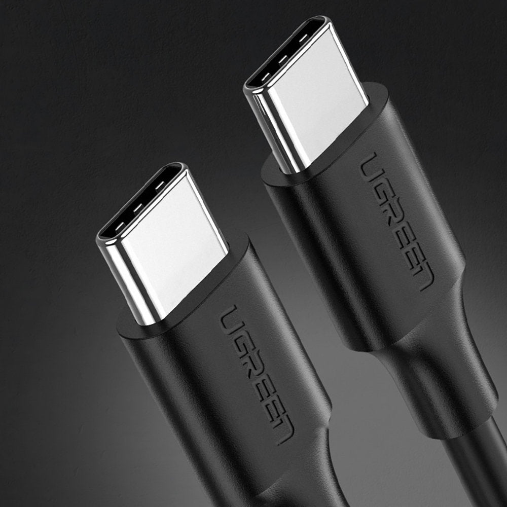 Cabo de carregamento e dados USB-C - USB-C UGREEN US286, 60W, 2m, Preto