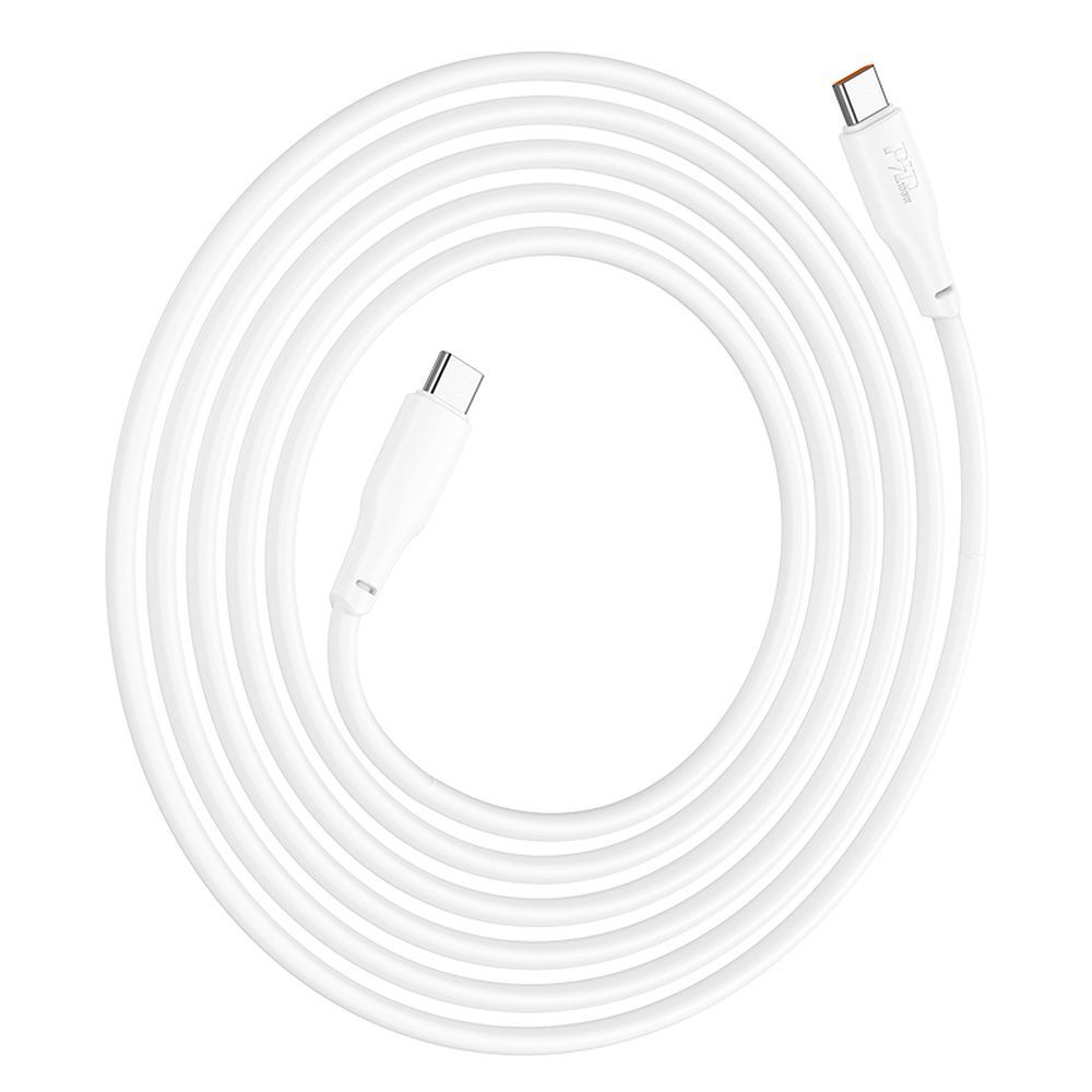 Cabo de carregamento e dados USB-C - USB-C HOCO X93 USB-C, 100W, 2m, Branco