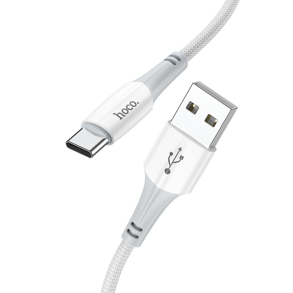 Cabo de Dados e Carregamento USB-A - USB-C HOCO X70, 18W, 1m, Branco