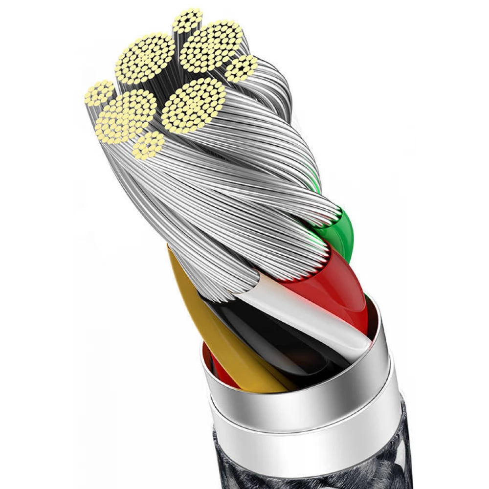 Cabo de Dados e Carregamento USB-A - USB-C Baseus Dynamic Series, 100W, 2m, Cinzento CALD000716