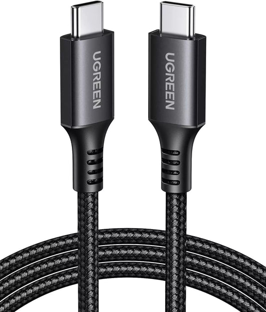 Cabo de carregamento e dados USB-C - USB-C UGREEN US567, 60W, 2m, cinzento