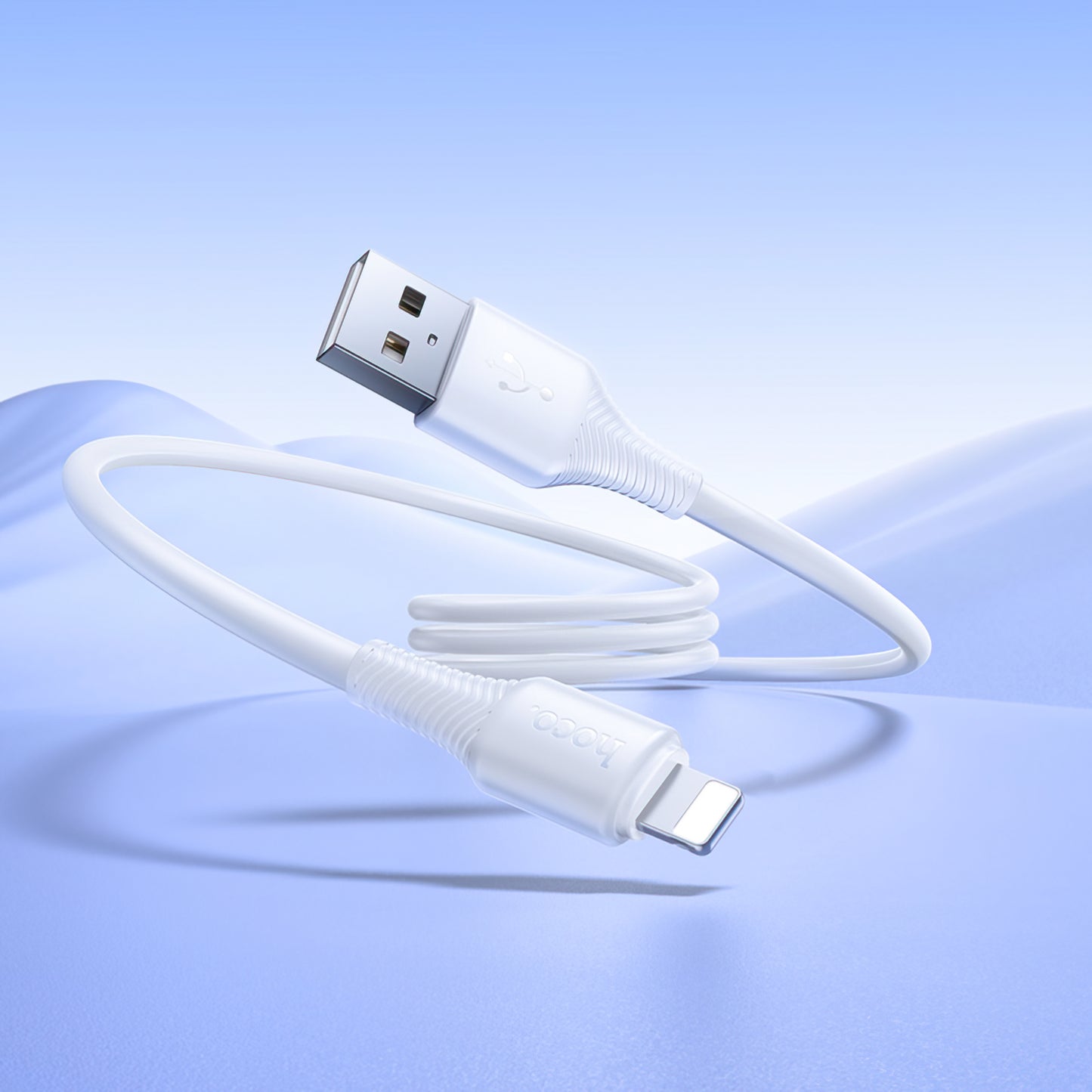 Cabo de Dados e Carregamento USB-A - Lightning HOCO X120, 18W, 1m, Branco