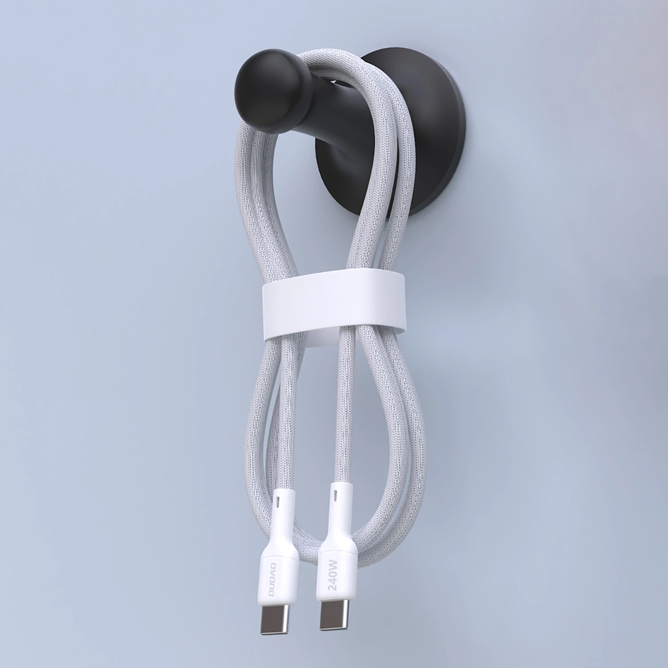 Cabo de Dados e Carregamento USB-C - USB-C Dudao L9C Max, 240W, 2m, Branco