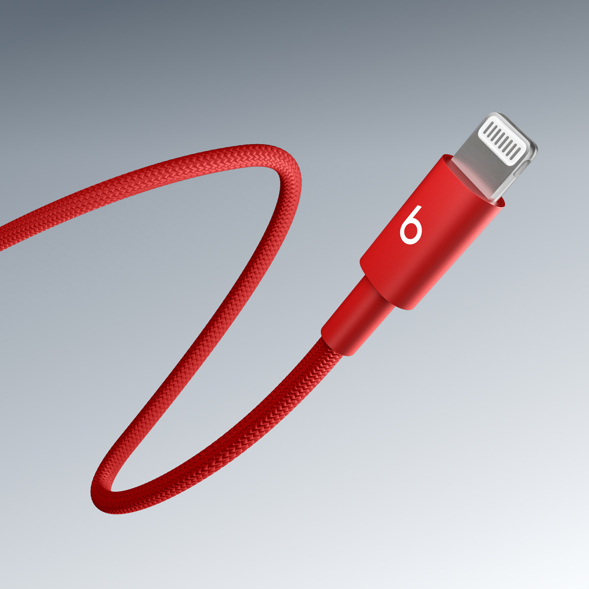 Cabo de Dados e Carregamento USB-C - Lightning Beats, 1.5m, Vermelho MFEH4ZM/A