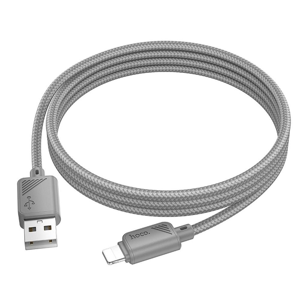 Cabo de Dados e Carregamento USB-A - Lightning HOCO X113, 18W, 1m, Cinzento