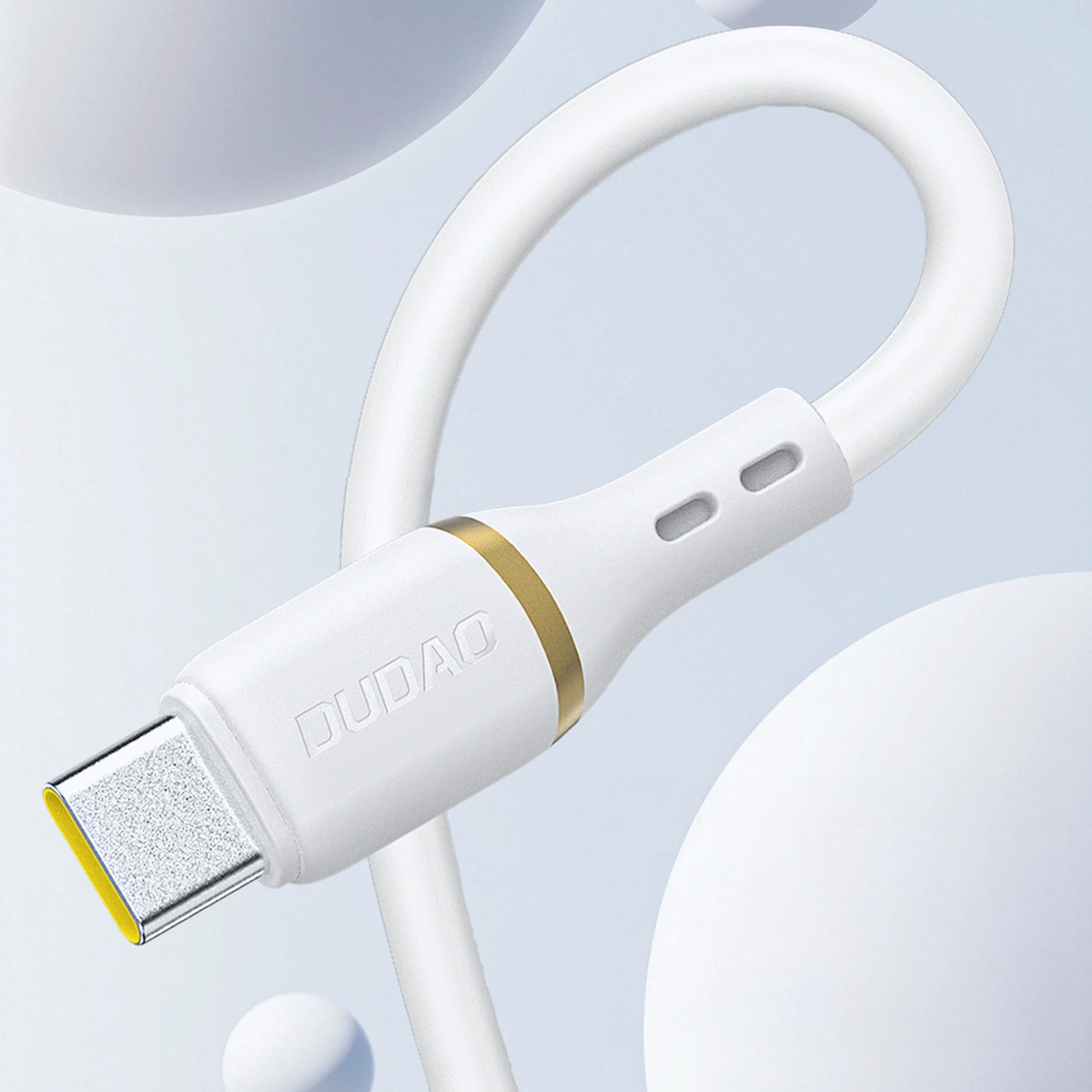 Cabo de Dados e Carregamento USB-A - Lightning Dudao L25L, 30W, 1m, Branco