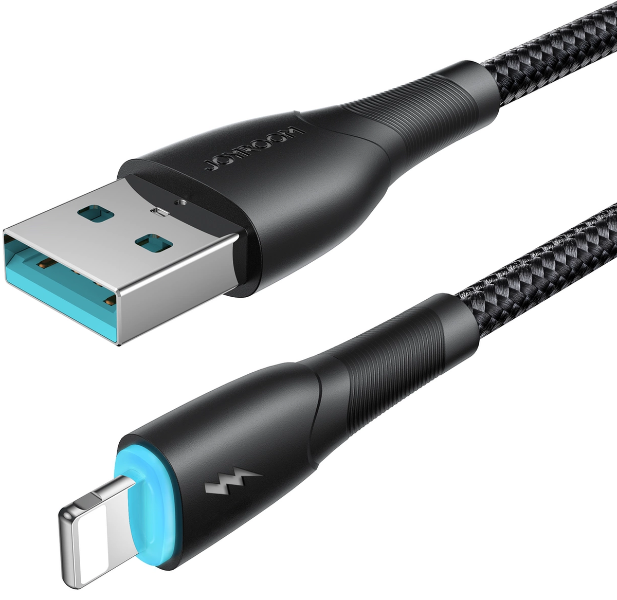 Cabo de Dados e Carregamento USB-A - Lightning Joyroom SA32-AL3, 18 W, 1 m, Preto