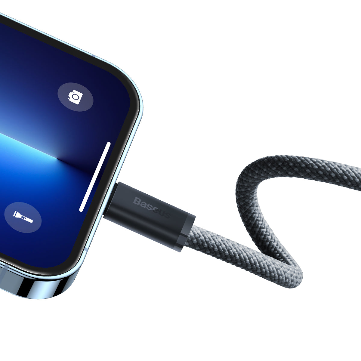 Cabo de Dados e Carregamento USB-C - Lightning Baseus Dynamic Series, 20W, 1m, Cinza CALD000016