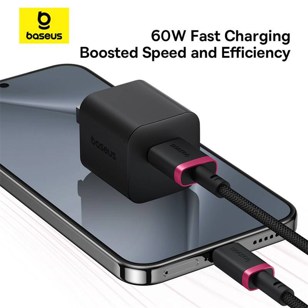 Cabo de Dados e Carregamento USB-A - USB-C Baseus Dura Series, 60W, 1m, Vermelho P10377802U01-01