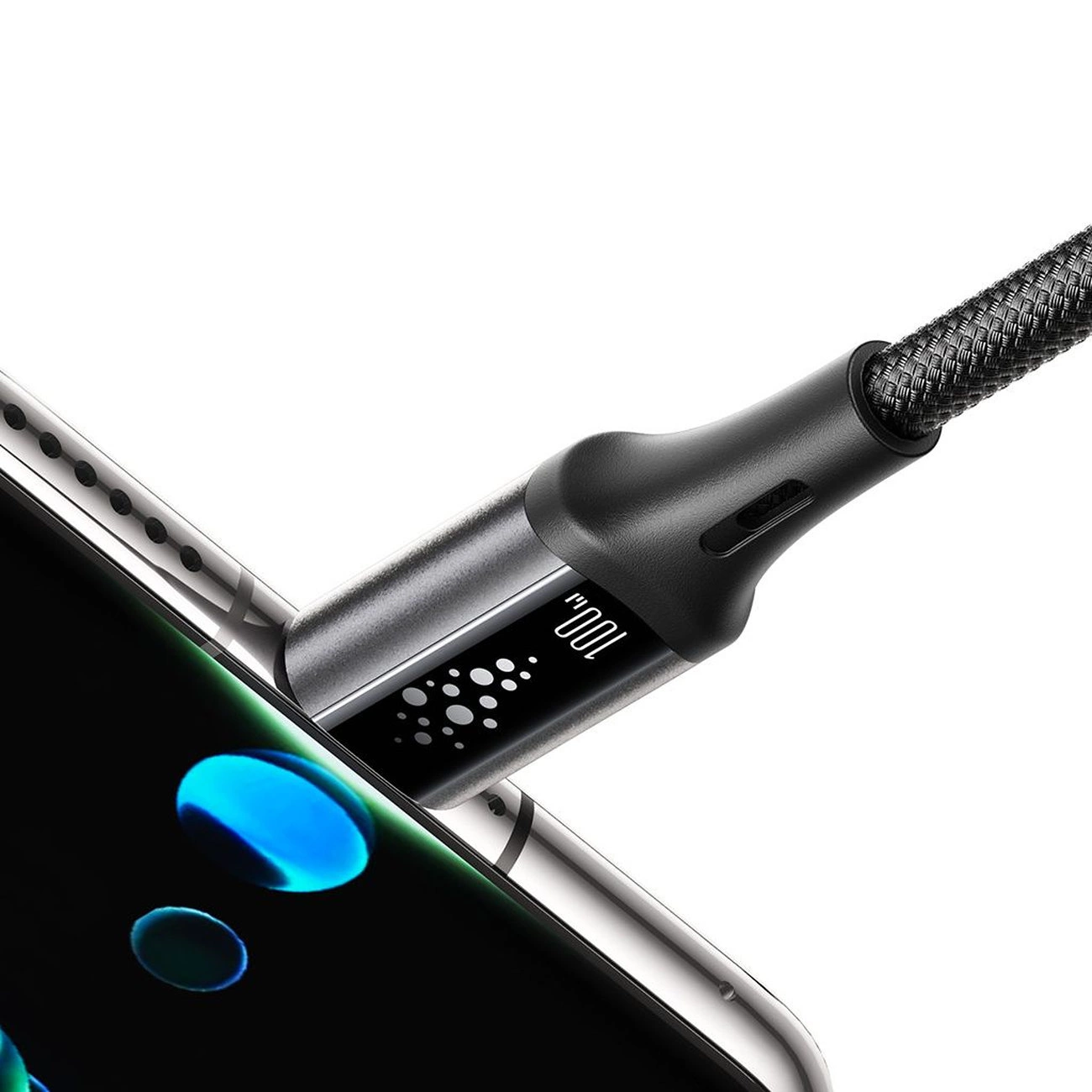 Cabo de Dados e Carregamento USB-C - USB-C Joyroom S-A60 StarTalk, 100W, 1.2m, Preto