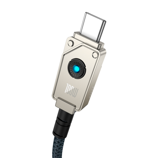 Cabo de Dados e Carregamento USB-C - USB-C Baseus Unbreakable, 100W, 2m, Branco P10355800221-01