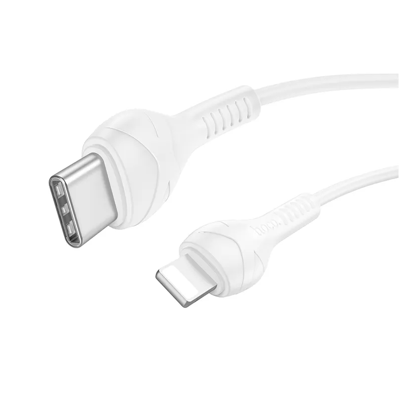Cabo de Dados e Carregamento USB-C - Lightning HOCO X37, 27W, 1m, Branco