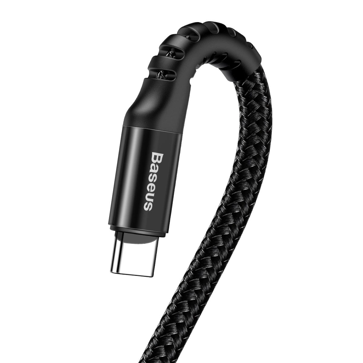 Cabo de carregamento e dados USB-A - USB-C Baseus Fish Eye Spring, 18W, 1m, Preto CATSR-01 CATSR-01