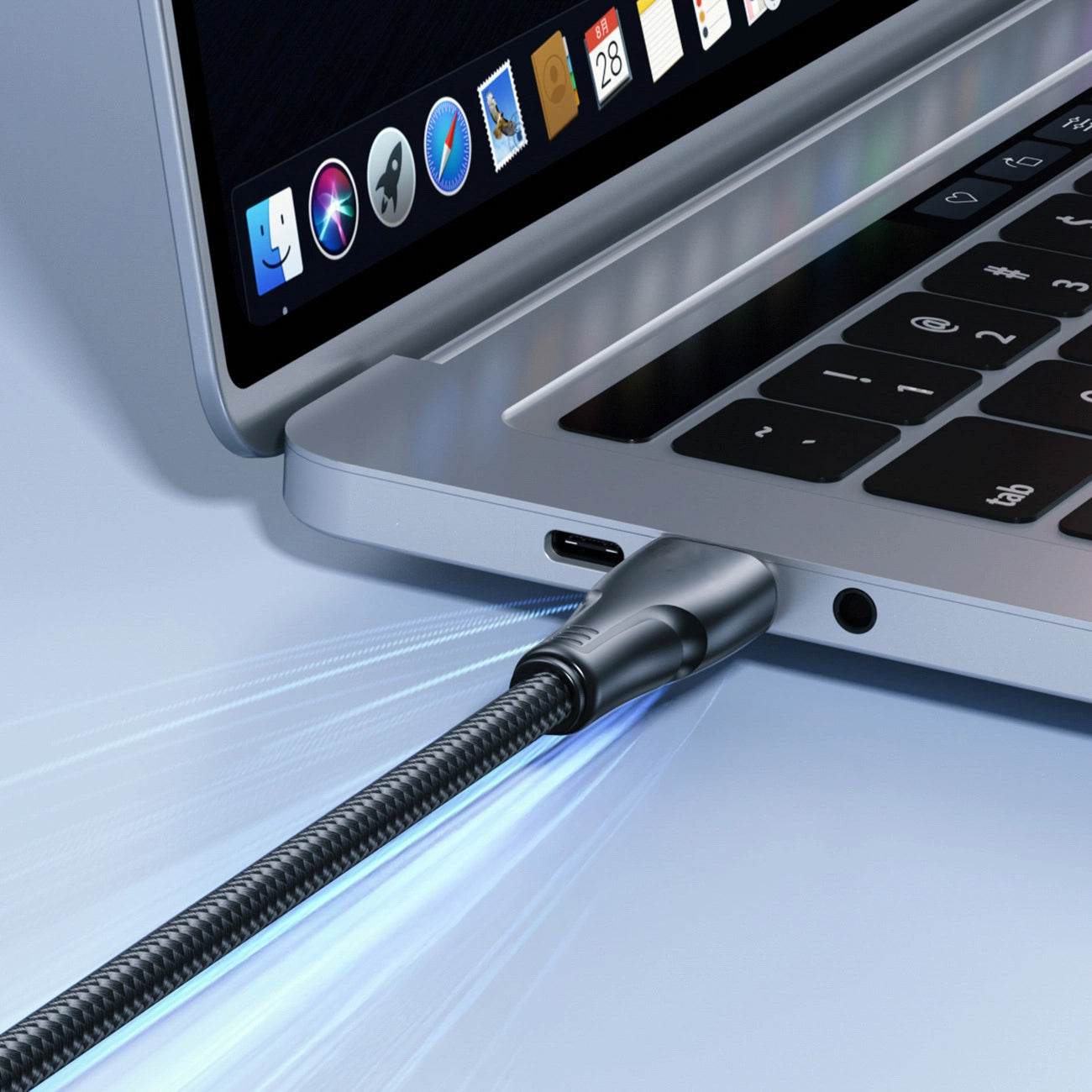 Cabo de Dados e Carregamento USB-C - USB-C Joyroom S-A11, 60W, 0.25m, Preto