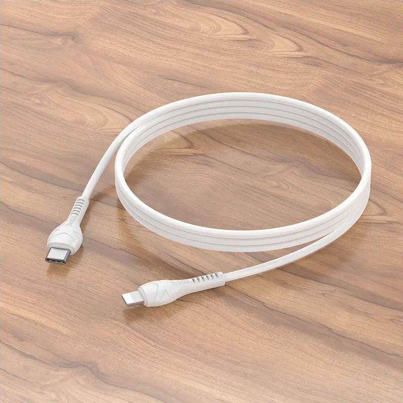 Cabo de Dados e Carregamento USB-C - Lightning HOCO X37, 27W, 1m, Branco