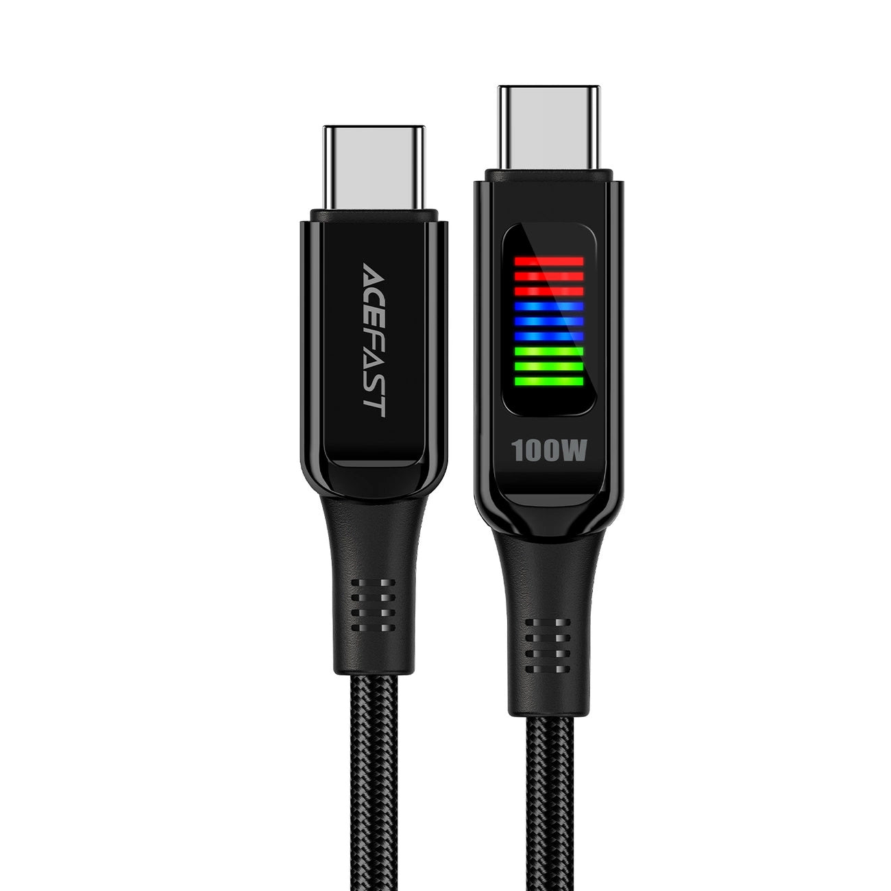 Cabo de Dados e Carregamento USB-C - USB-C Acefast C7-03, 100W, 1.2m, Preto