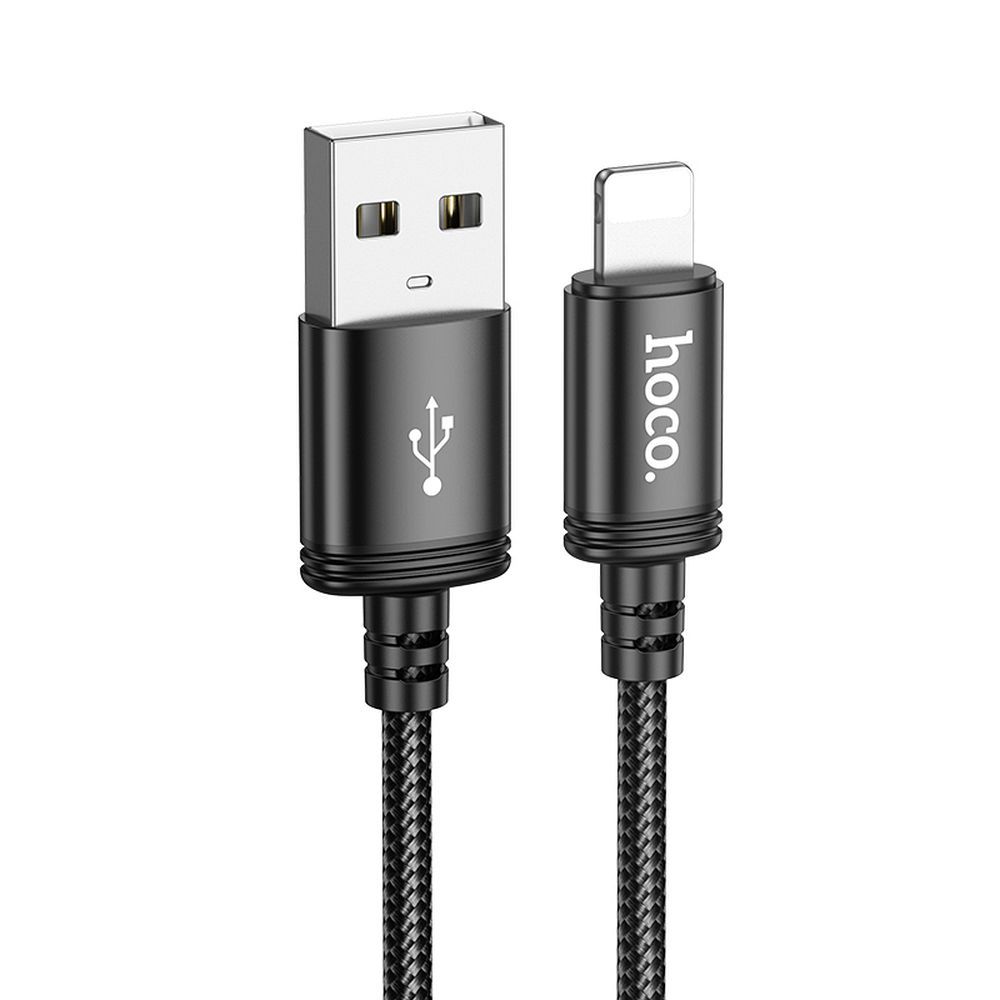 Cabo de Dados e Carregamento USB-A - Lightning HOCO X89, 18W, 2m, Preto