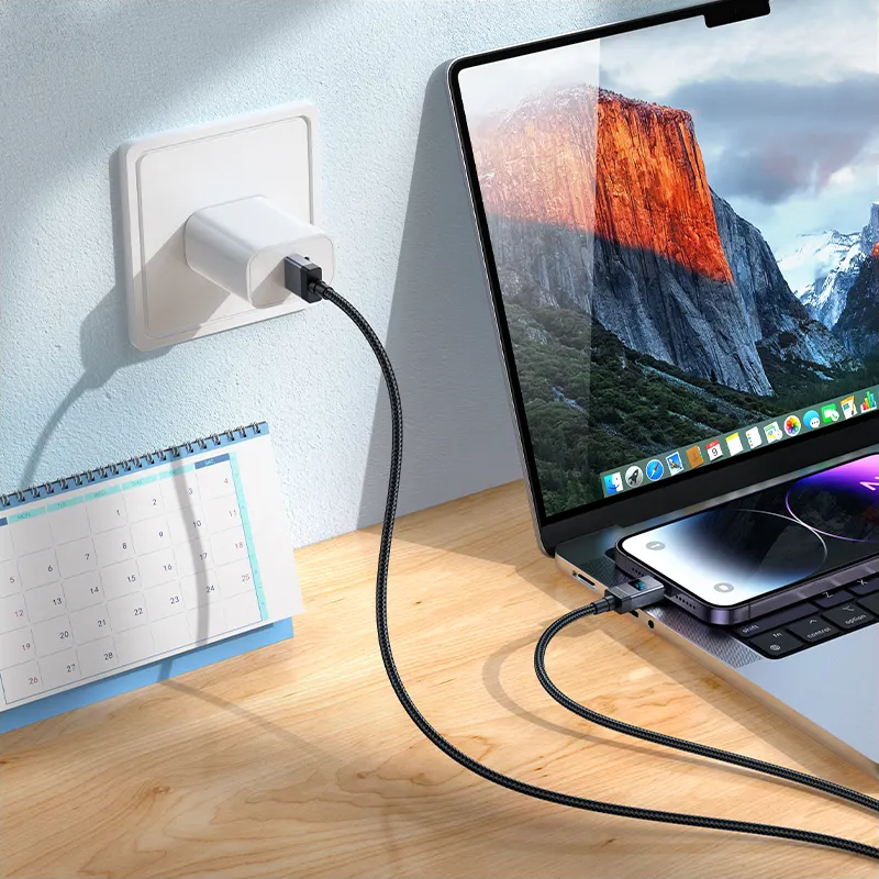 Cabo de Dados e Carregamento USB-A - Lightning HOCO X118 Display, 12W, 1m, Preto
