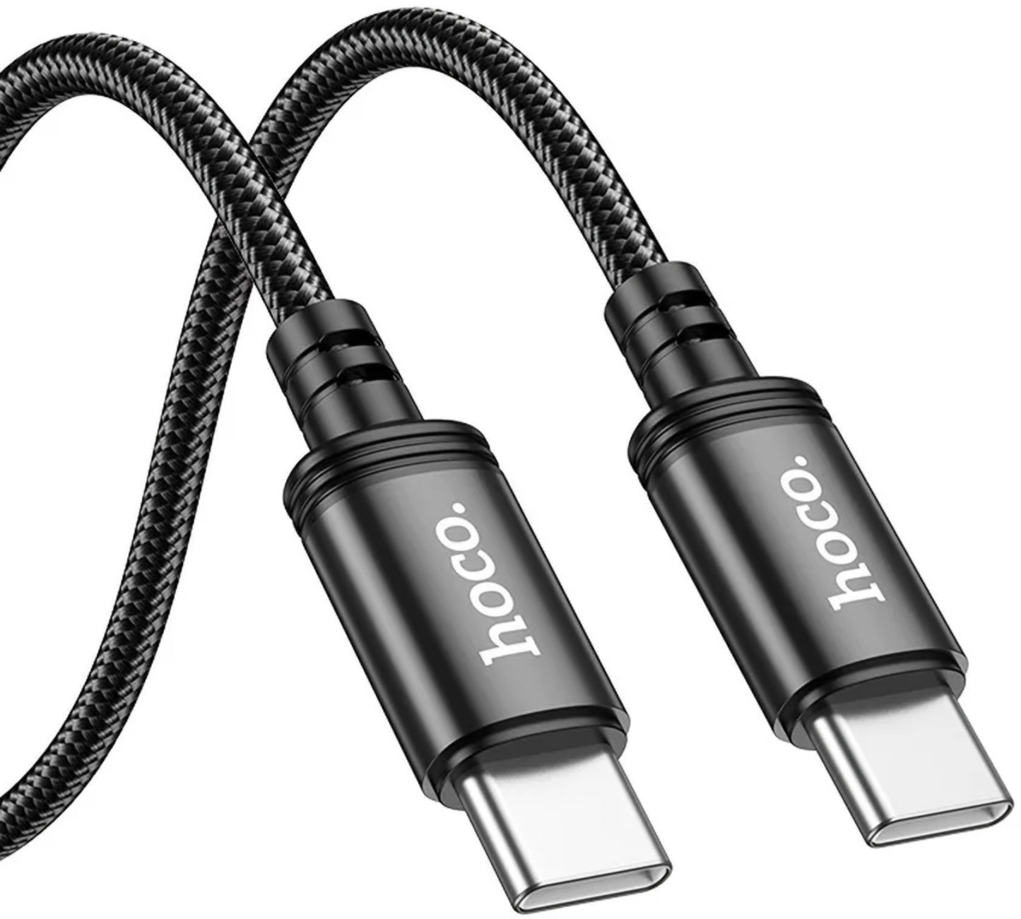 Cabo de Dados e Carregamento USB-C - USB-C HOCO X91, 60W, 3m, Preto
