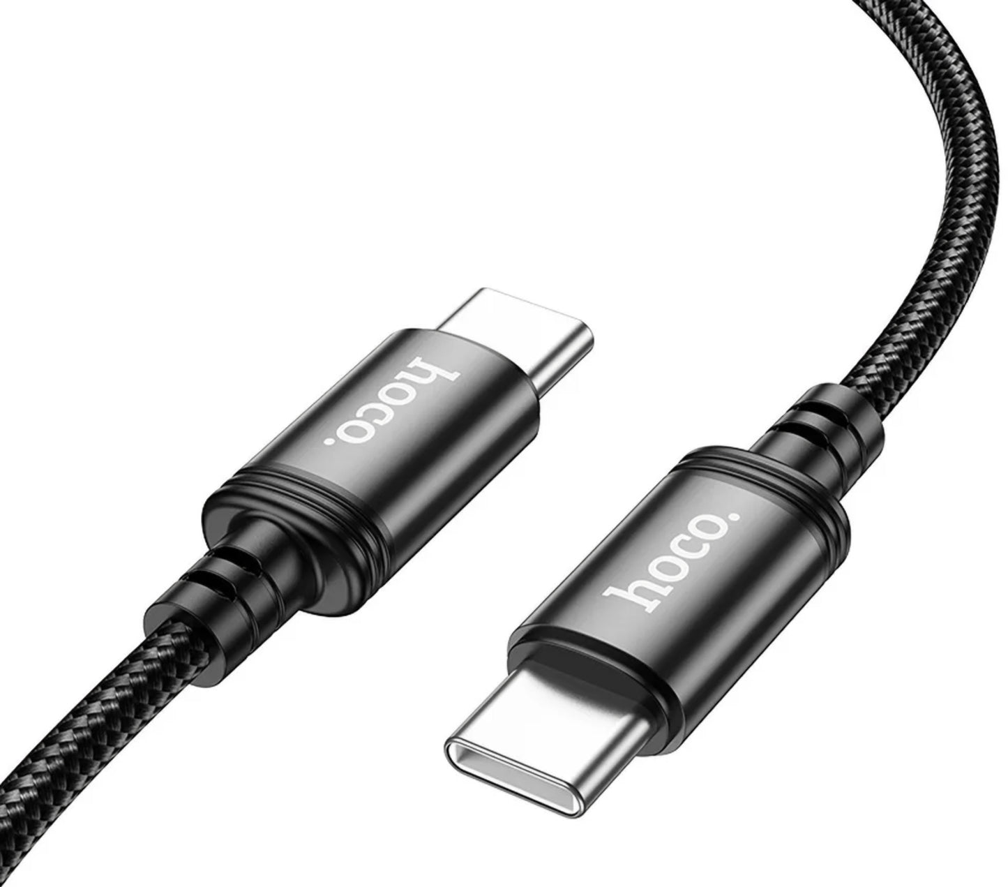 Cabo de Dados e Carregamento USB-C - USB-C HOCO X91, 60W, 3m, Preto