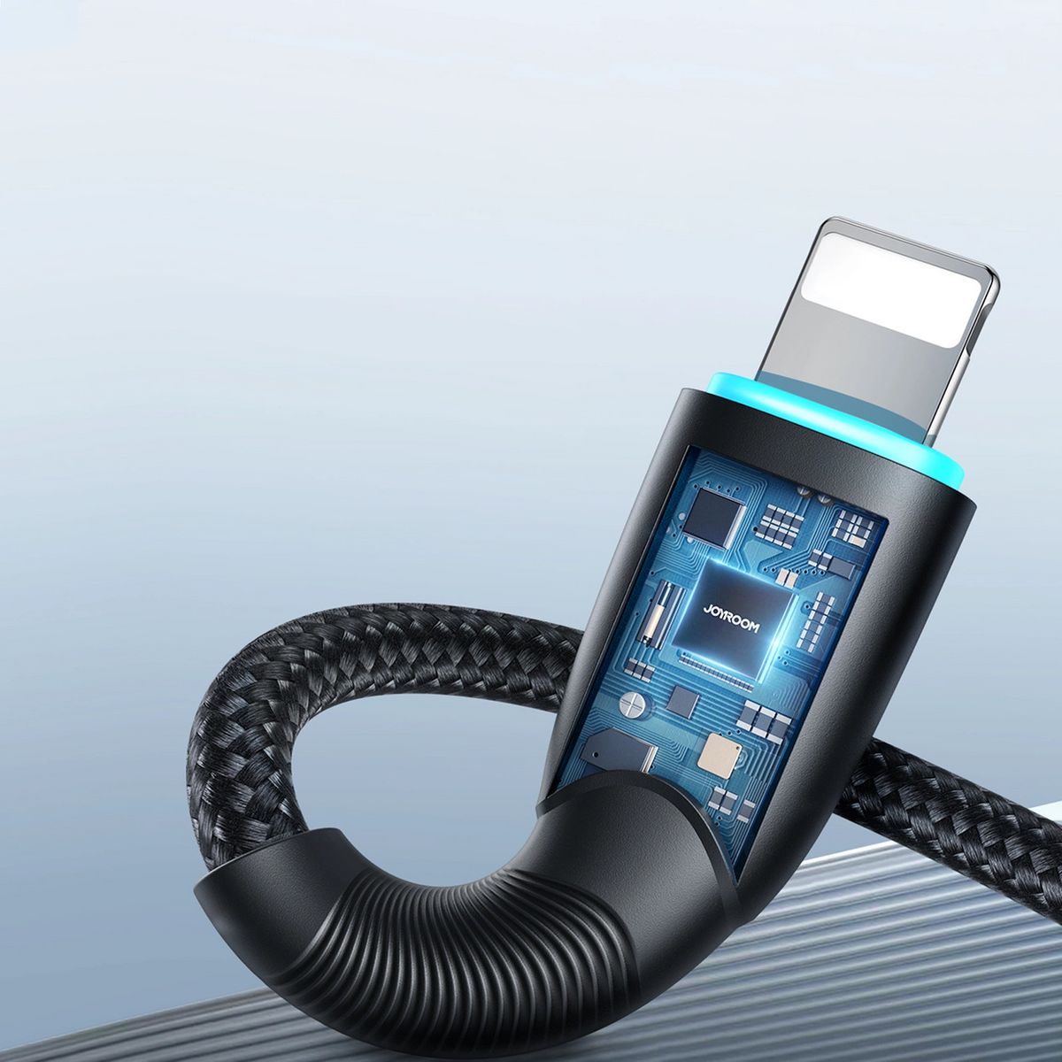 Cabo de Dados e Carregamento USB-A - Lightning Joyroom SA32-AL3, 18 W, 1 m, Preto
