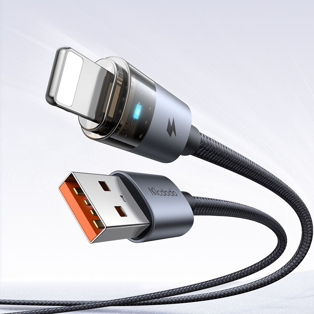 Cabo de Dados e Carregamento USB-A - Lightning McDodo CA-6910, 18W, 1.2m, Preto