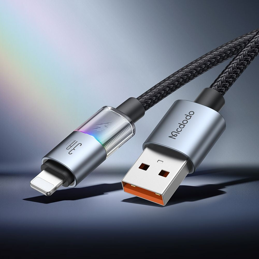 Cabo de Dados e Carregamento USB-A - Lightning McDodo CA-8170 Colorful, 18W, 1.2m, Preto