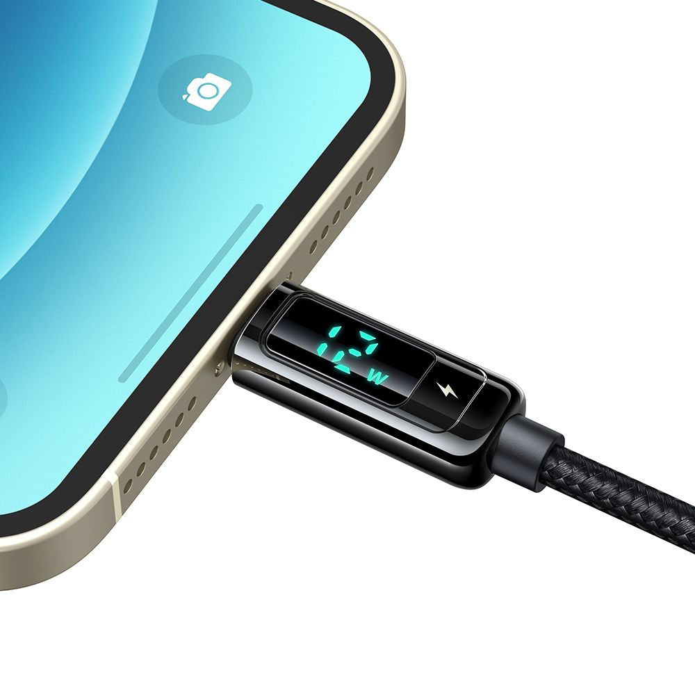 Cabo de Dados e Carregamento USB-A - Lightning McDodo CA-9940 Display, 12W, 1.2m, Preto