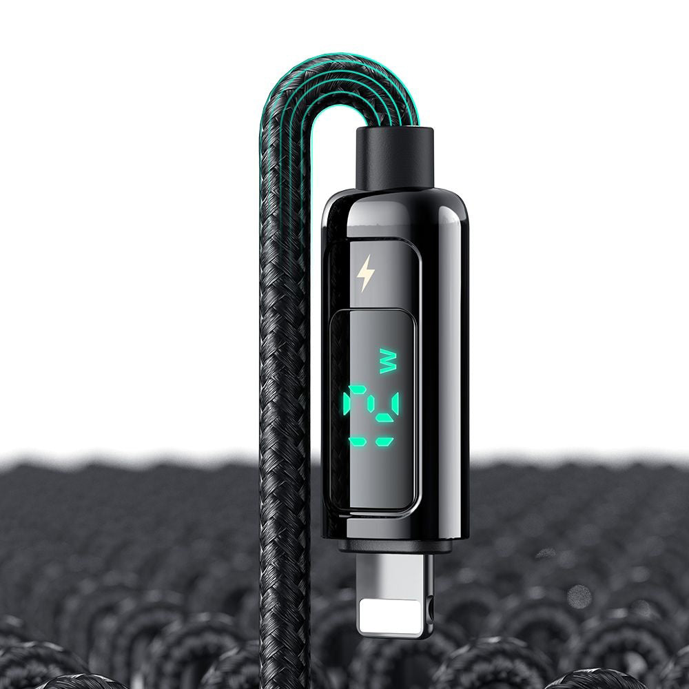 Cabo de Dados e Carregamento USB-A - Lightning McDodo CA-9940 Display, 12W, 1.2m, Preto