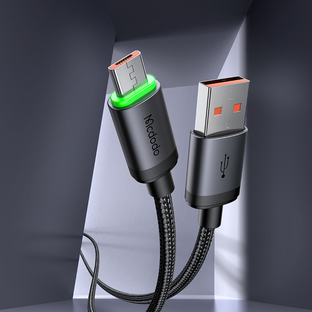 Cabo de Dados e Carregamento USB-A - microUSB McDodo CA-3990, 18W, 1m, Preto