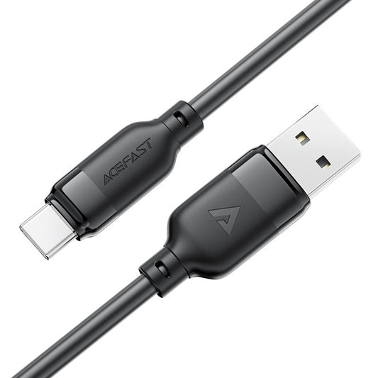 Cabo de Dados e Carregamento USB-A - USB-C Acefast C16-04, 18W, 1.2m, Preto
