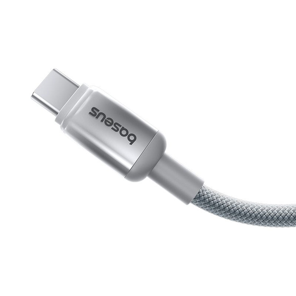 Cabo de Dados e Carregamento USB-A - USB-C Baseus Discolor, 100W, 2m, Prateado E0420803